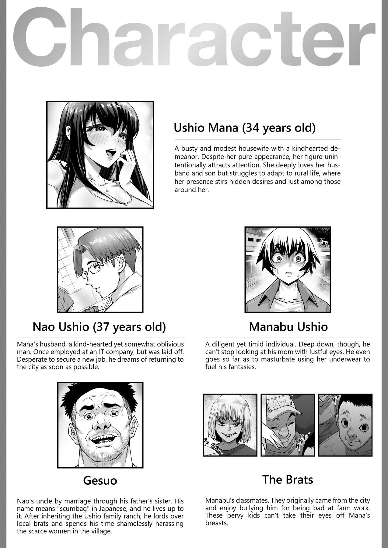 Hentai Manga Comic-Big breasted cow mom cuckold farm Mana Ushio 34 years old ~ Mother who was impregnated and kept as a livestock ~ 1-Read-2
